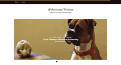 Desktop Screenshot of pawesomewisdom.com